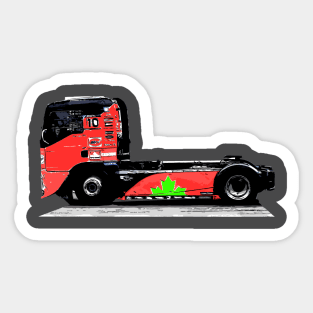 truck racing Sticker